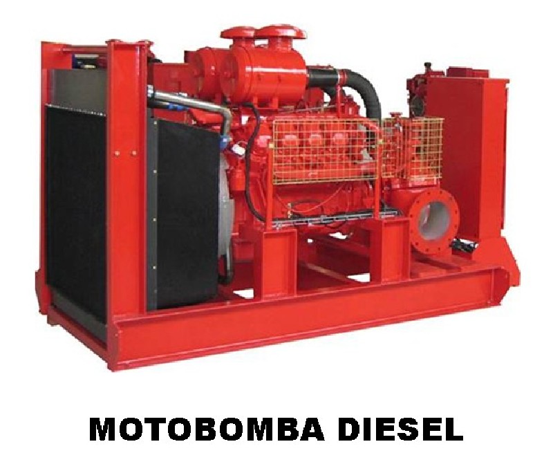 Motobomba a diesel